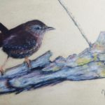 Pastel sobre Lija