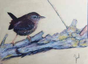Pastel sobre Lija