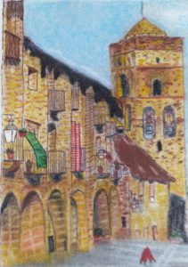 Susana Recasens. Pastel