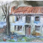 Acuarela y tinta