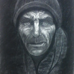 Retrato a carboncillo