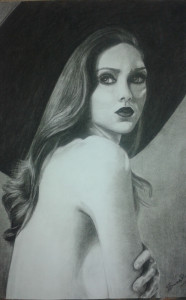 Retrato a carboncillo
